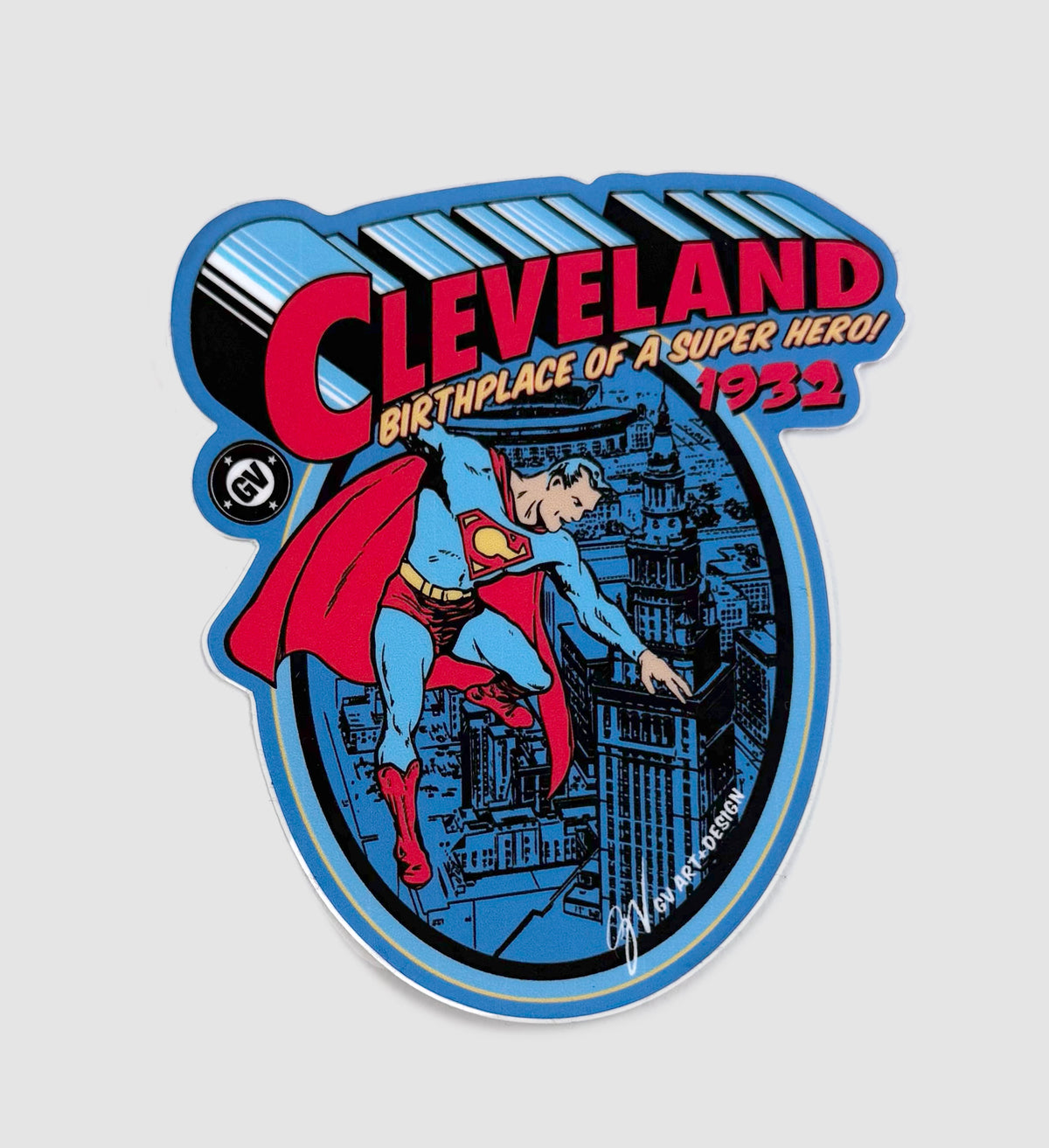 Cleveland Birthplace Sticker
