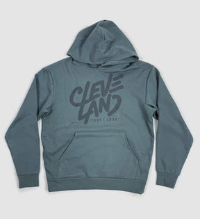Cleveland Marker Blue Hooded Sweatshirt