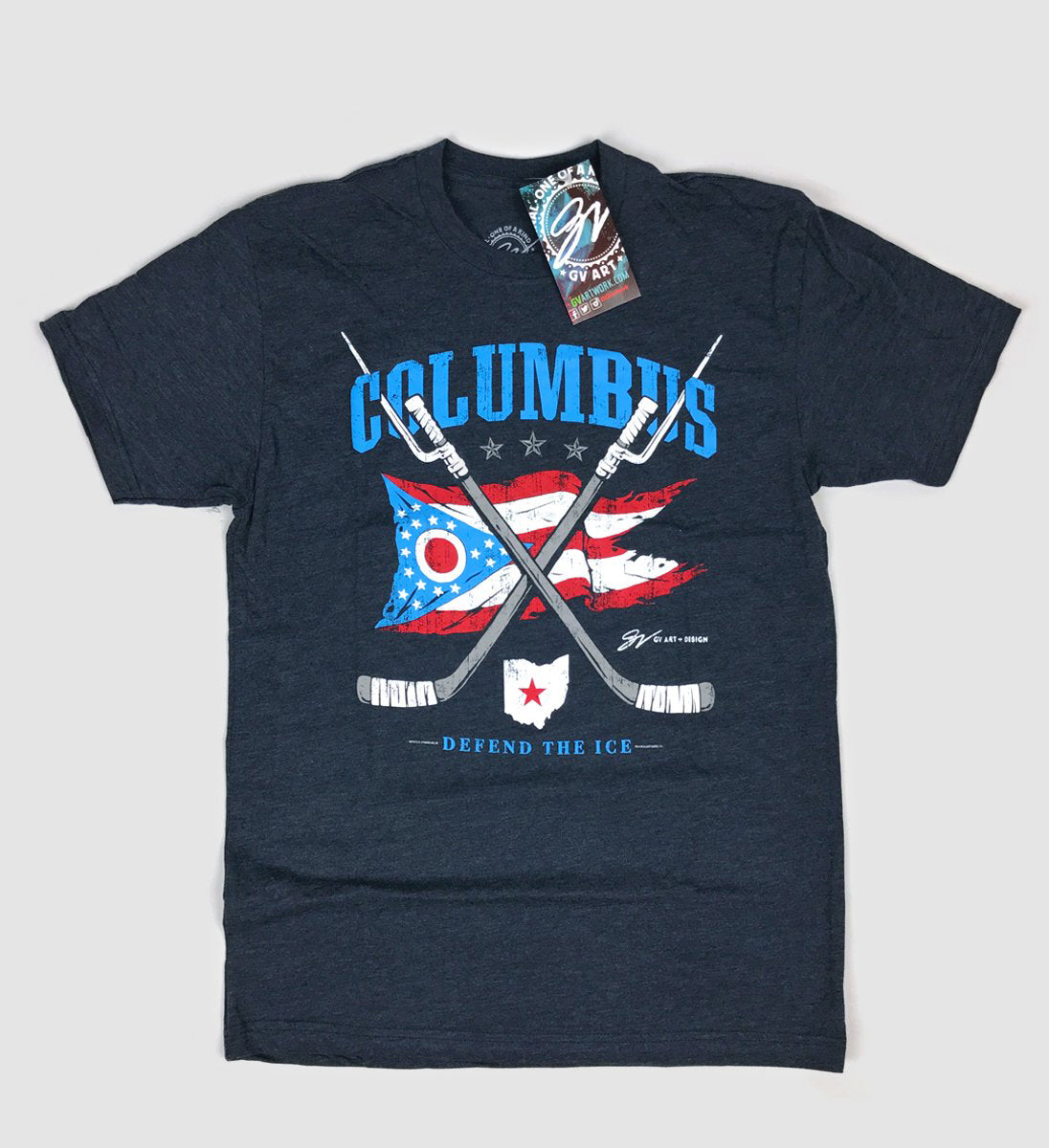 Defend The Ice Columbus Hockey T shirt