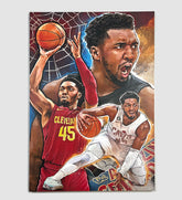 Donovan Mitchell Artwork Canvas Print