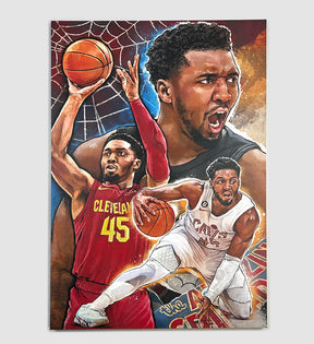 Donovan Mitchell Artwork Canvas Print