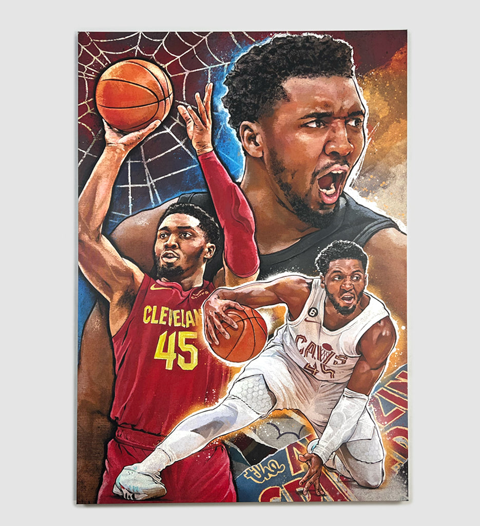 Donovan Mitchell Artwork Canvas Print