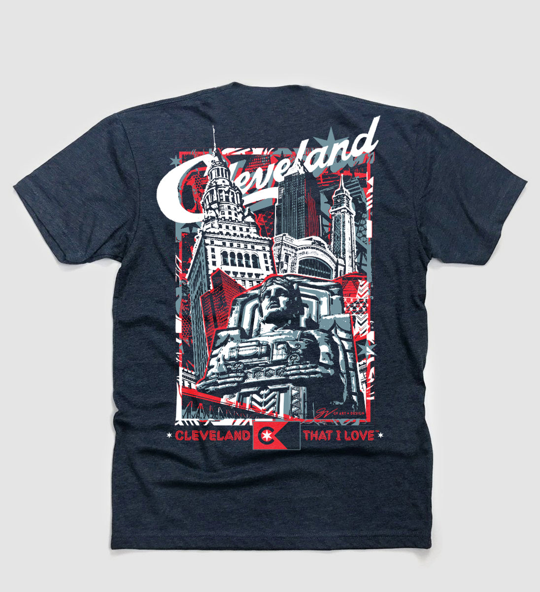 Cleveland Flag Graphic T Shirt
