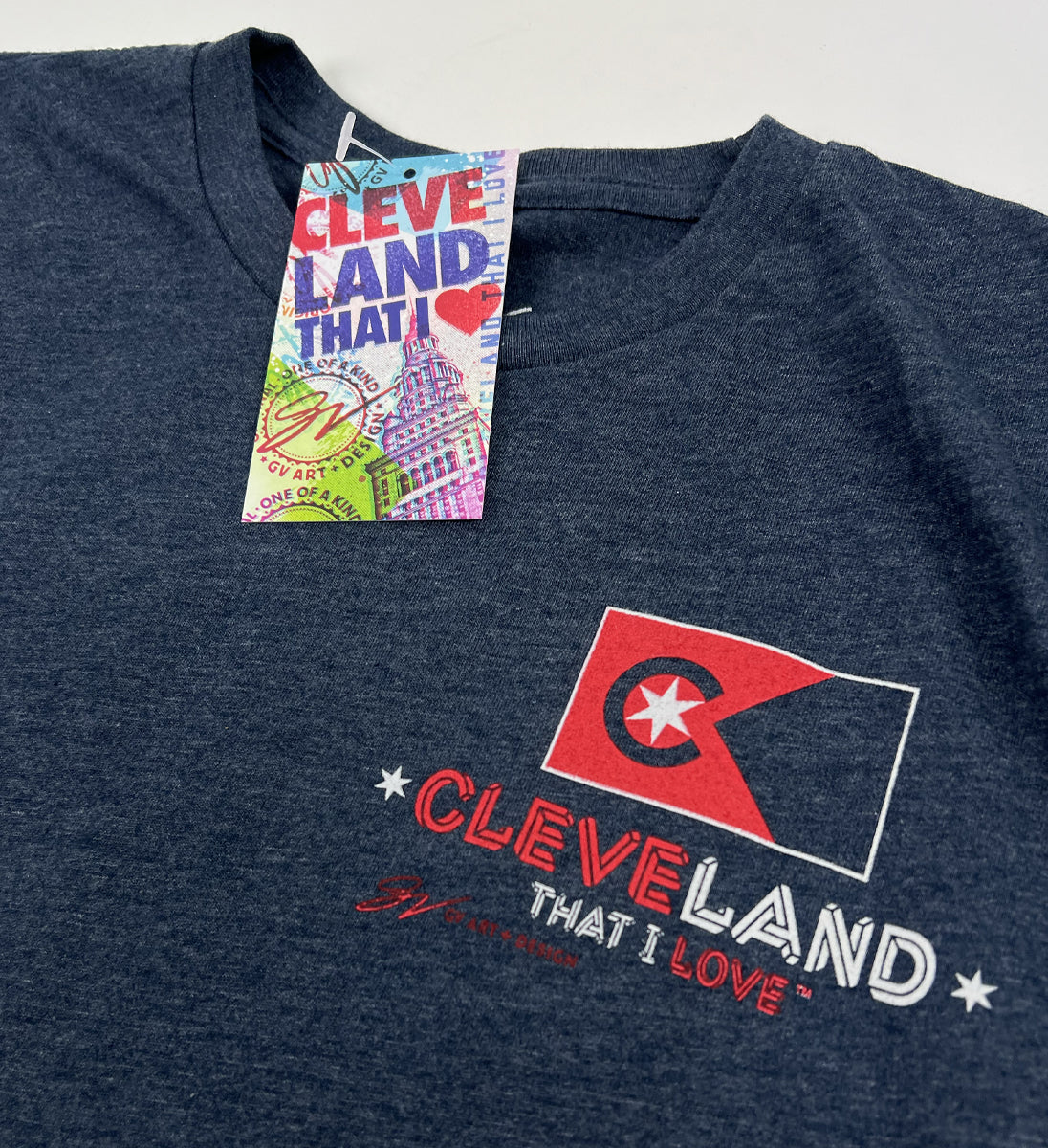 Cleveland Flag Graphic T Shirt