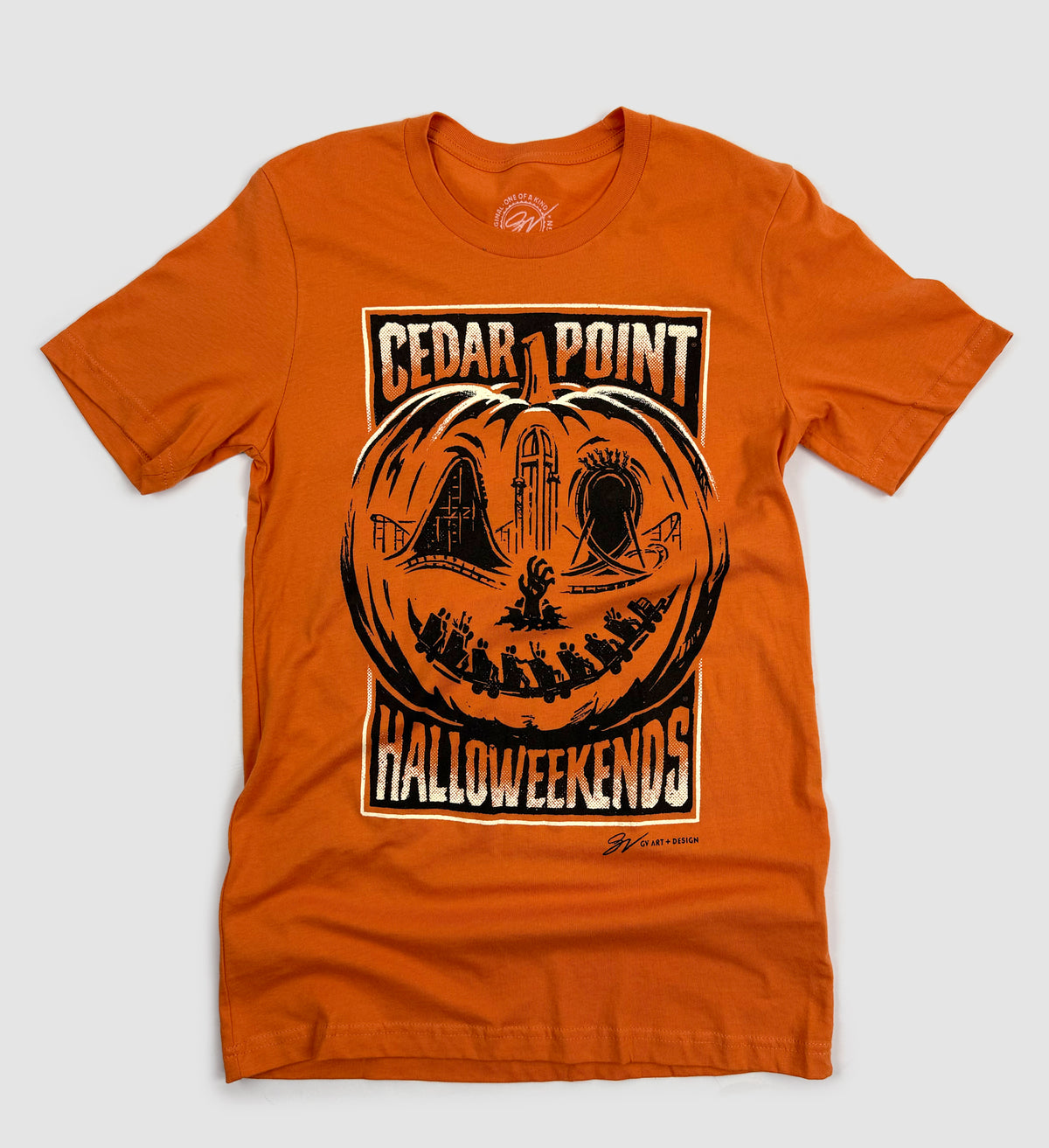 Cedar Point Halloweekends Pumpkin T shirt