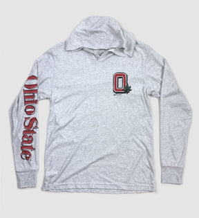 Heritage Block O Long Sleeve Hooded TShirt