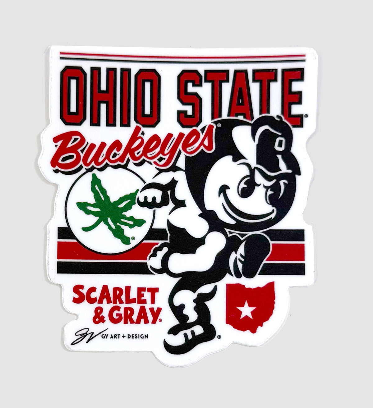 Brutus Retro Sticker