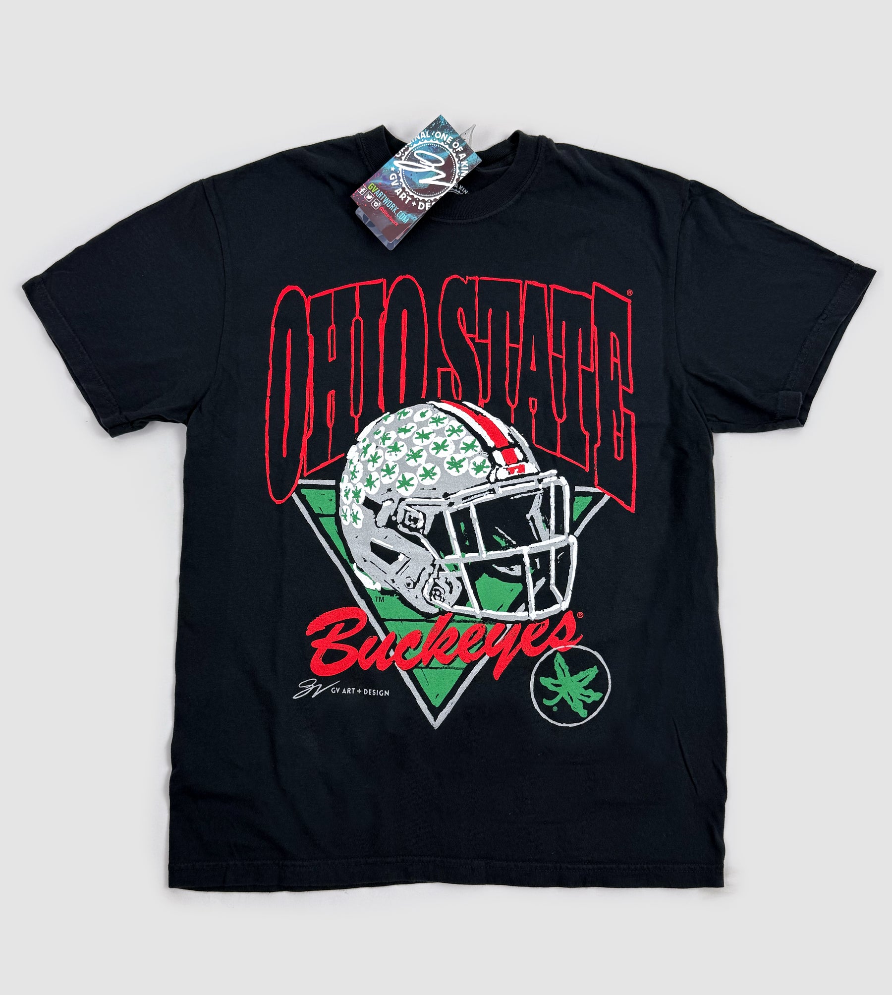 Ohio State Outline Helmet T Shirt