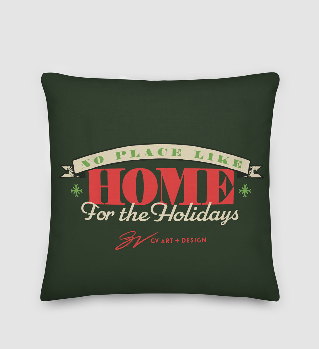 Ohio Wreath Pillow