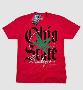 Ohio State Old English Front Red T Shirt