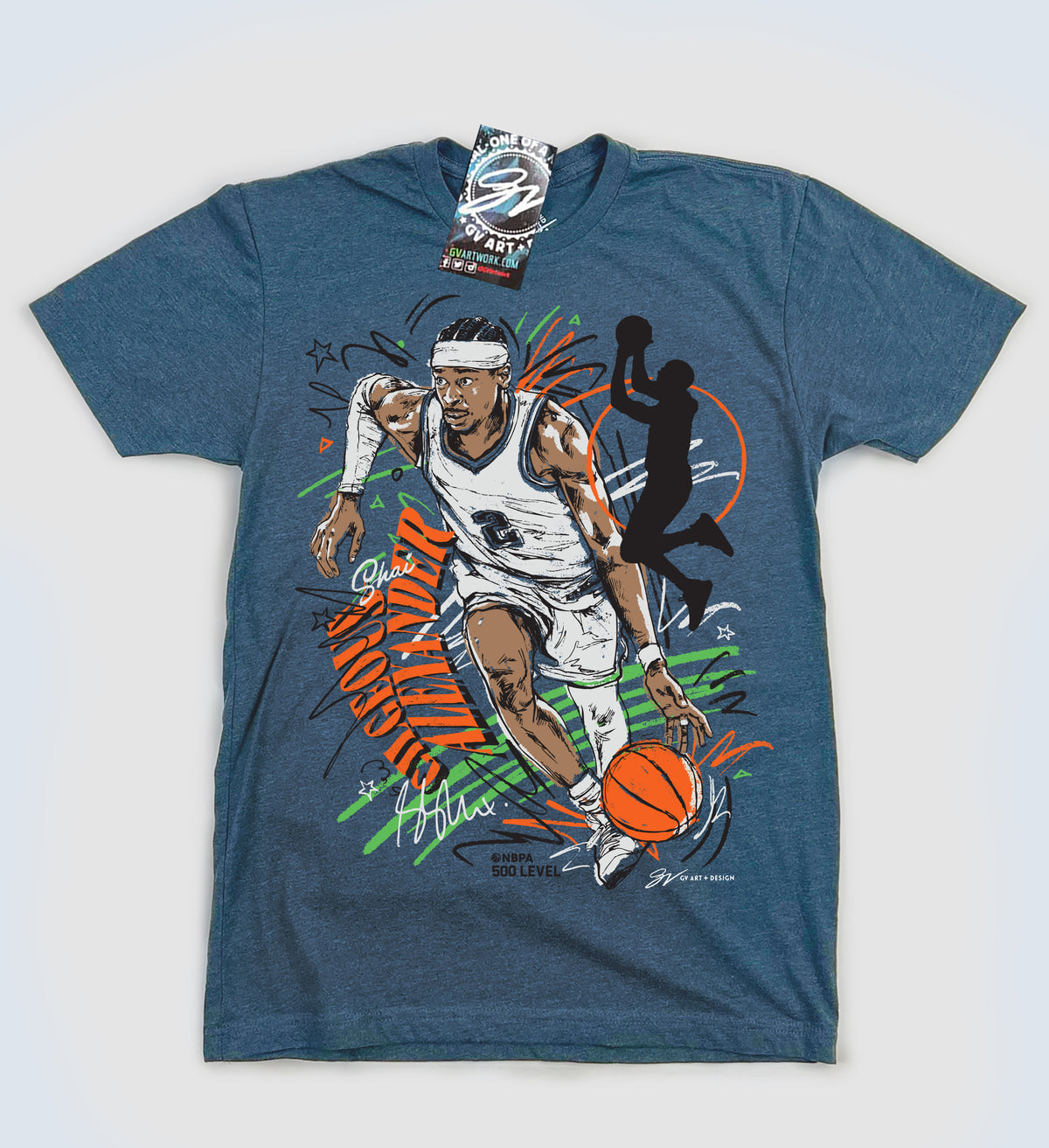 Shai Gilgeous Alexander Sketch T Shirt