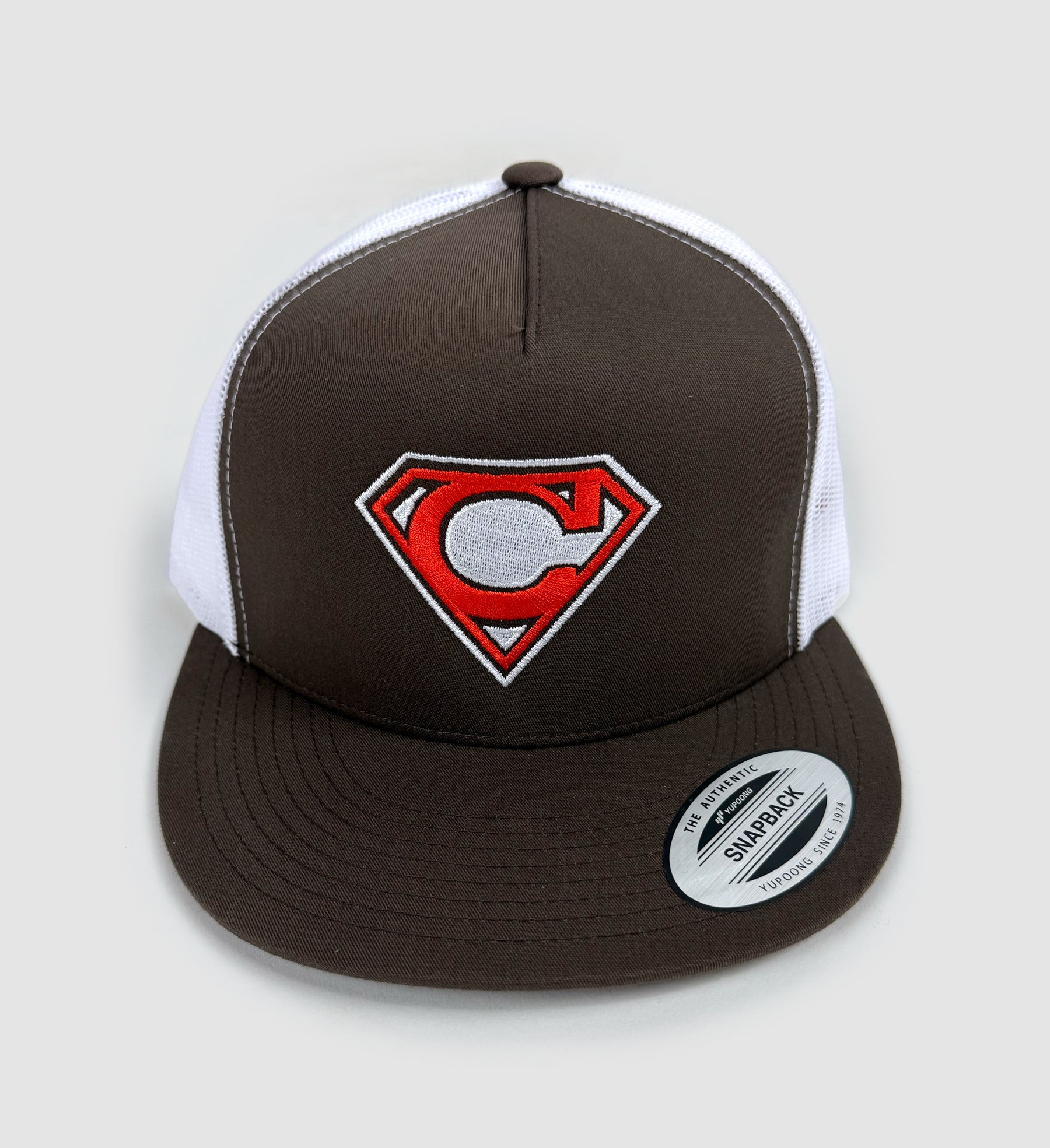 Super C Brown Mesh Snap Back