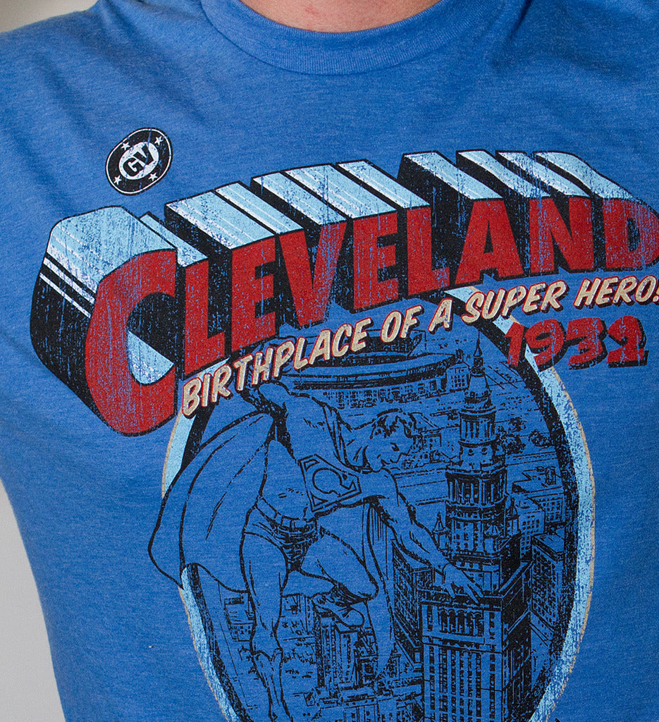 Cleveland - Birthplace of  Superhero T shirt