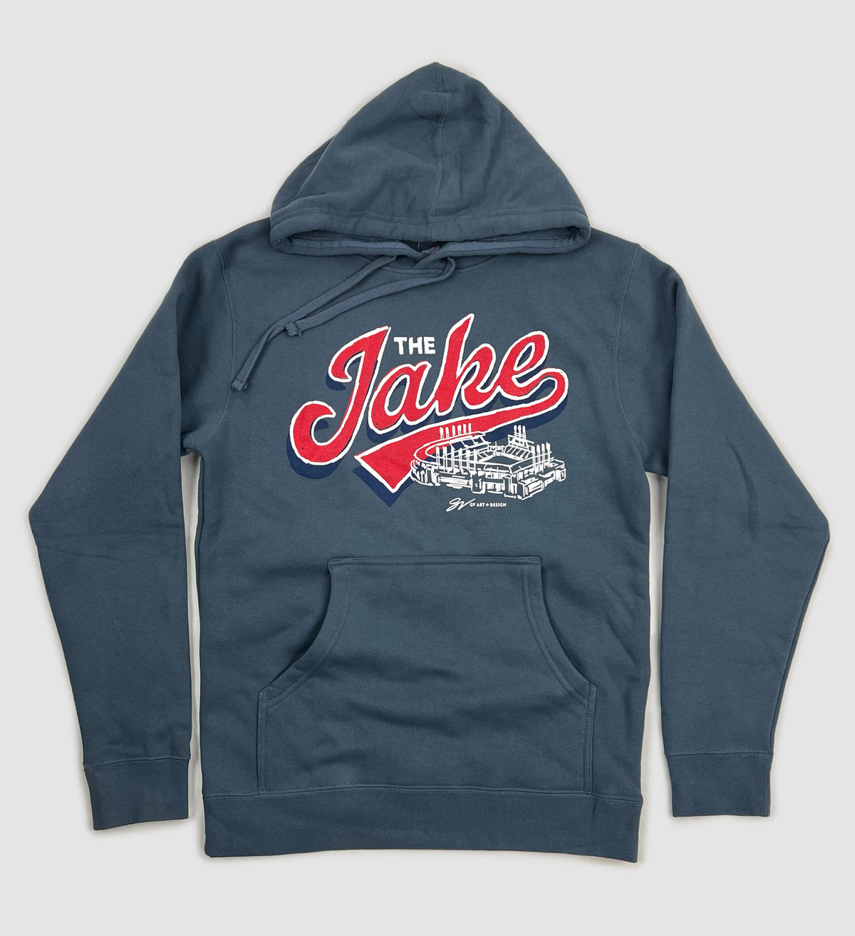 The Jake Storm Blue Hooded Sweatshirt