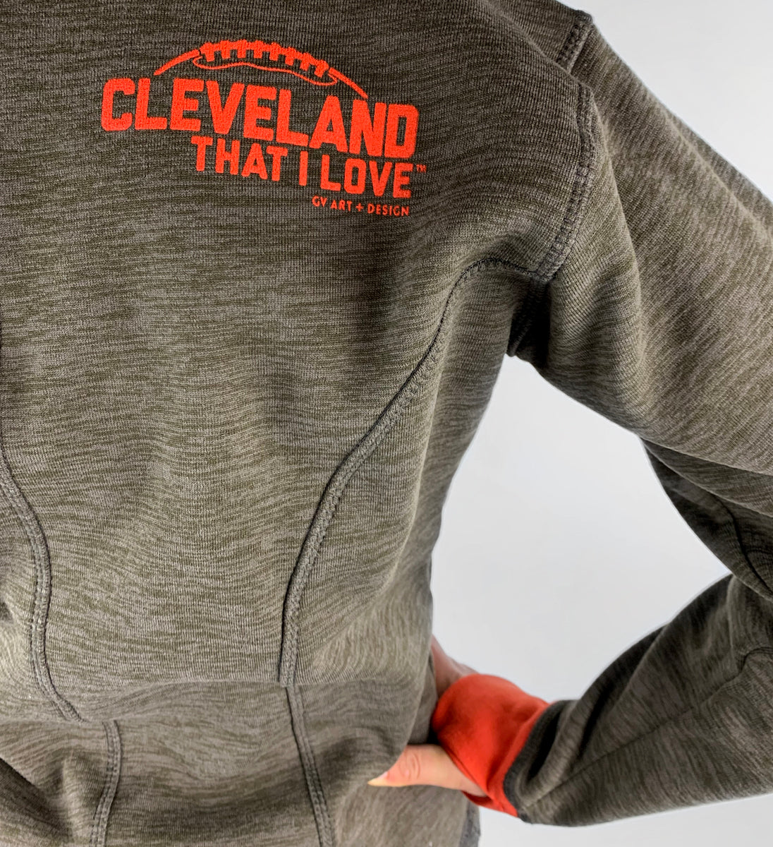 Womens CB Ohio Quarter Zip Pullover