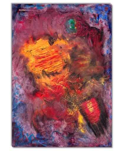 oil pastel five