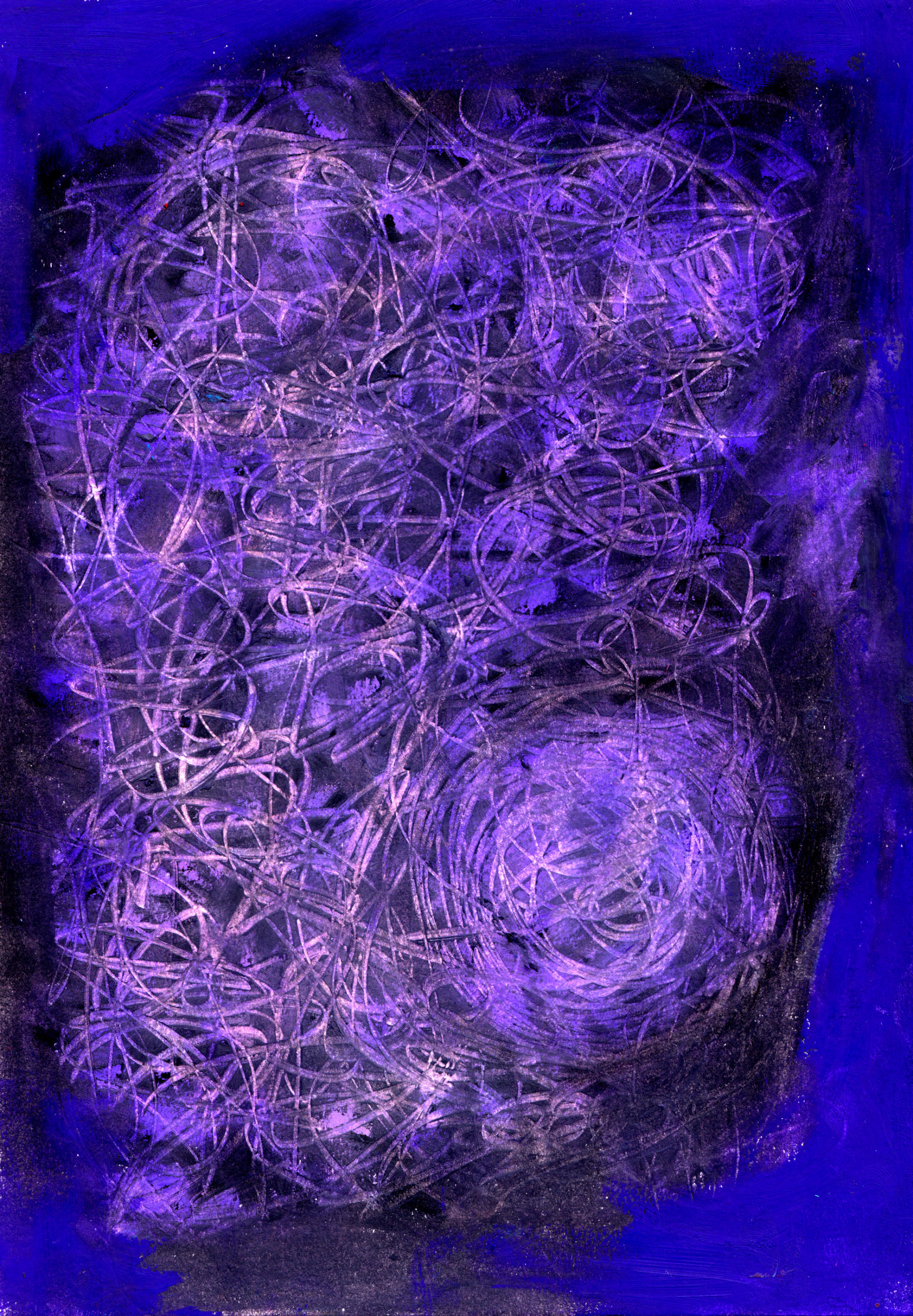 purple fine art contemporary modern abstract